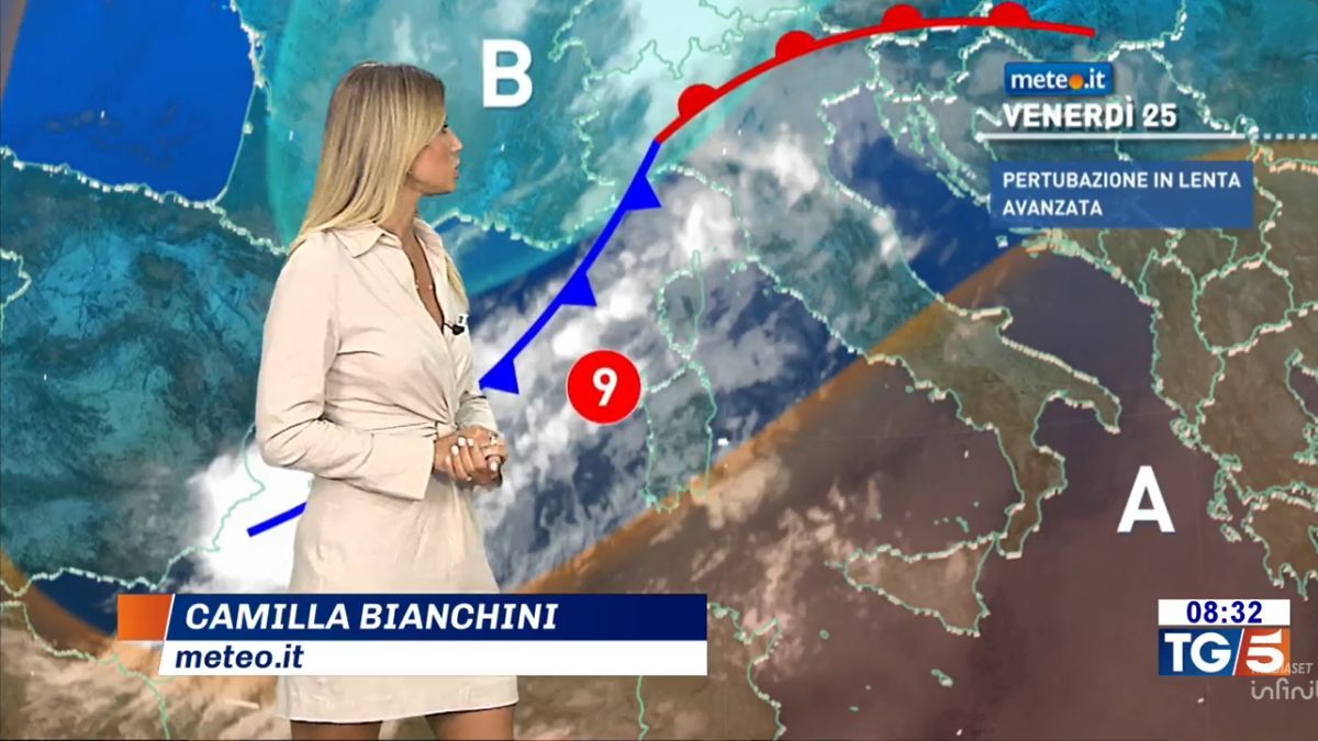 Meteo: i temporali insistono al Nord, resiste il caldo estremo al Sud