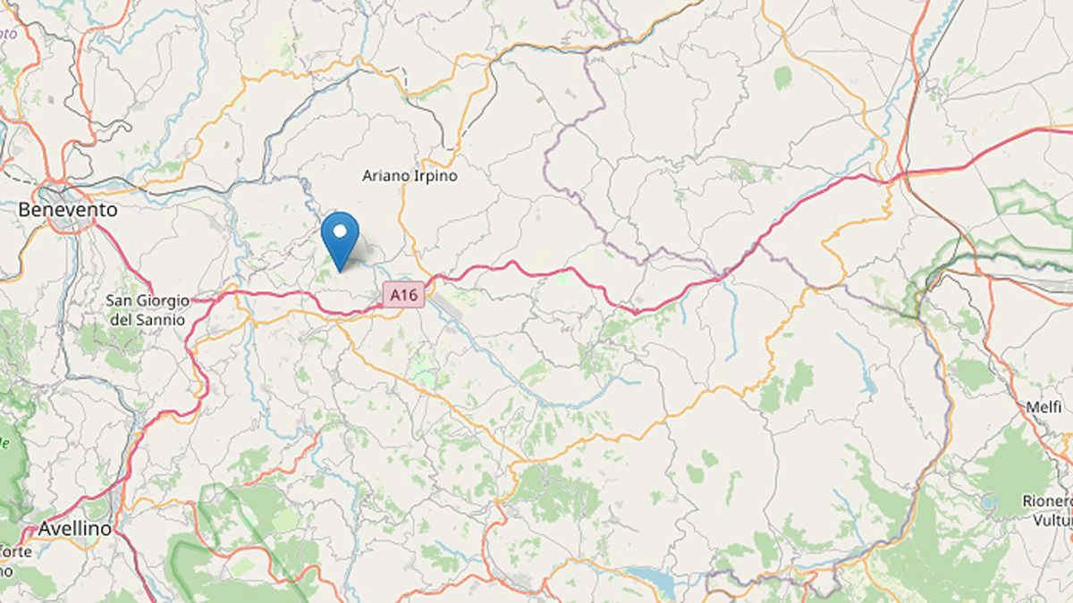 Terremoto in Irpinia: scossa del 3.5 in provincia di Avellino