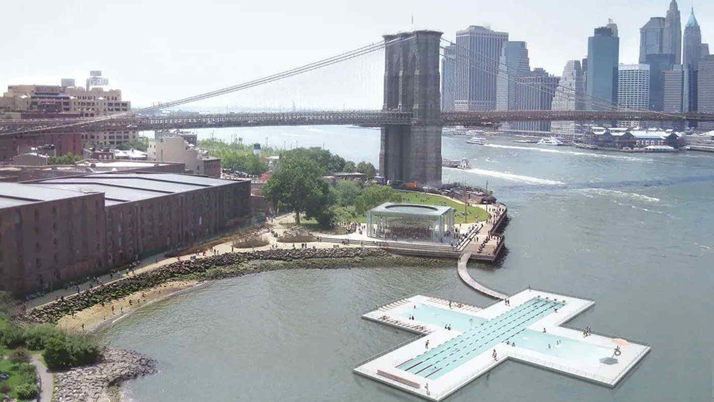 A New York arriva + Pool, la piscina galleggiante e filtrante dell'East River?