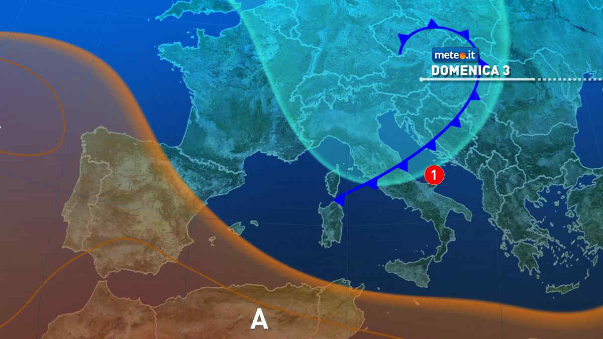 Meteo, domenica 3 agosto a rischio maltempo per diverse regioni: le previsioni nei dettagli