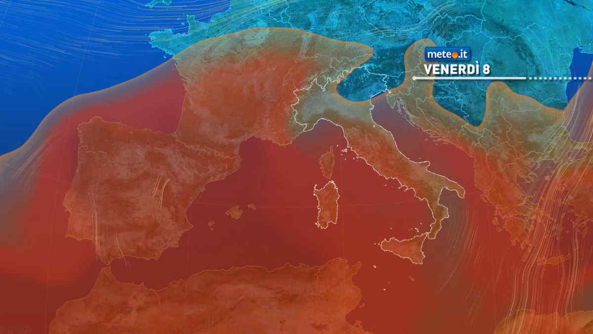 Meteo, torna il caldo africano: tanto sole e termometri verso i 40 gradi. Le previsioni da venerdì 8 agosto