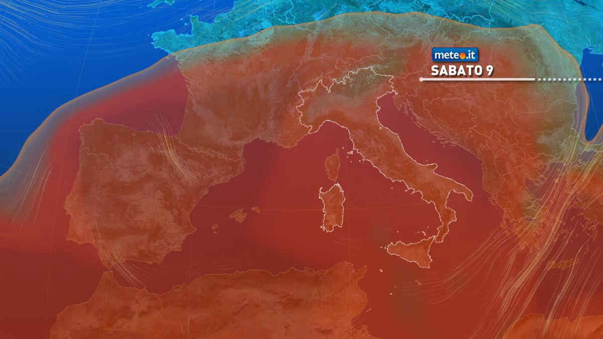 Meteo, fiammata africana nel weekend del 9 e 10 agosto: le zone più calde