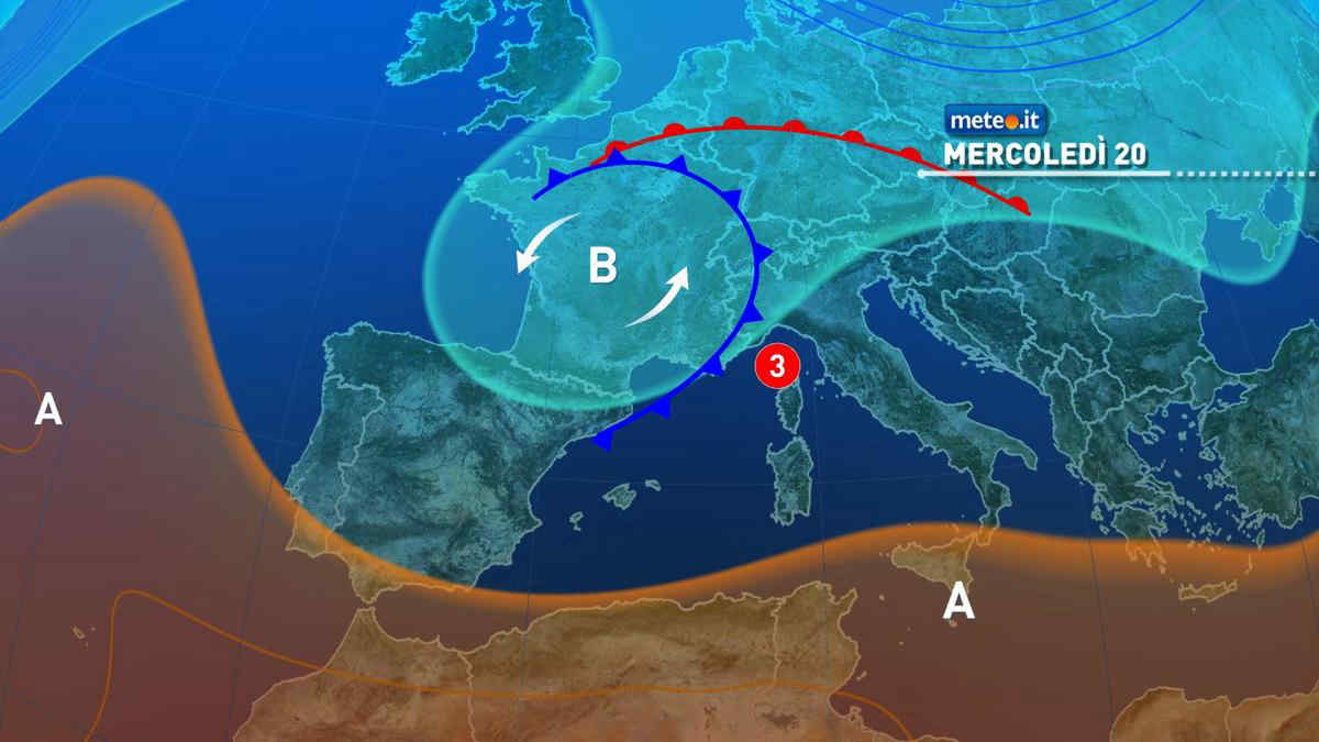 Meteo: 20 agosto con intenso maltempo, rischio nubifragi e grandinate!