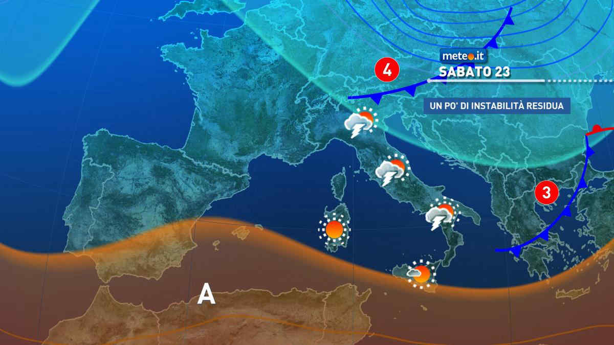 Meteo, weekend a rischio temporali: ecco dove