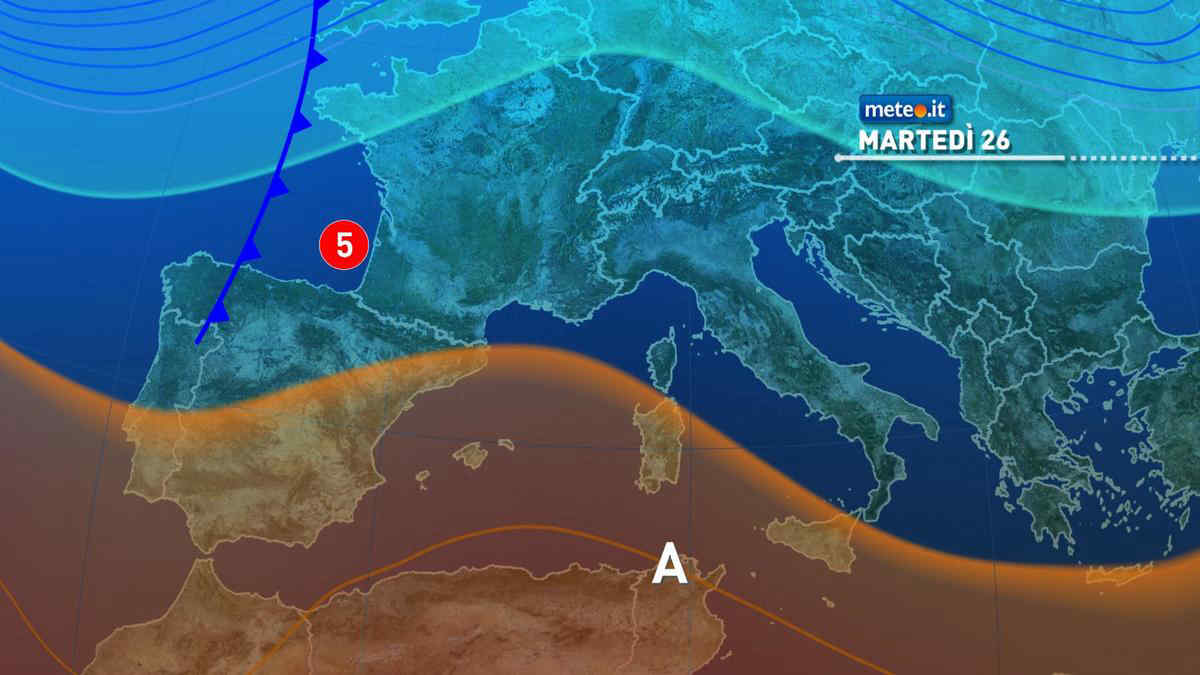 Meteo 26 agosto: qualche temporale. Da mercoledì 27 forte maltempo e caldo intenso