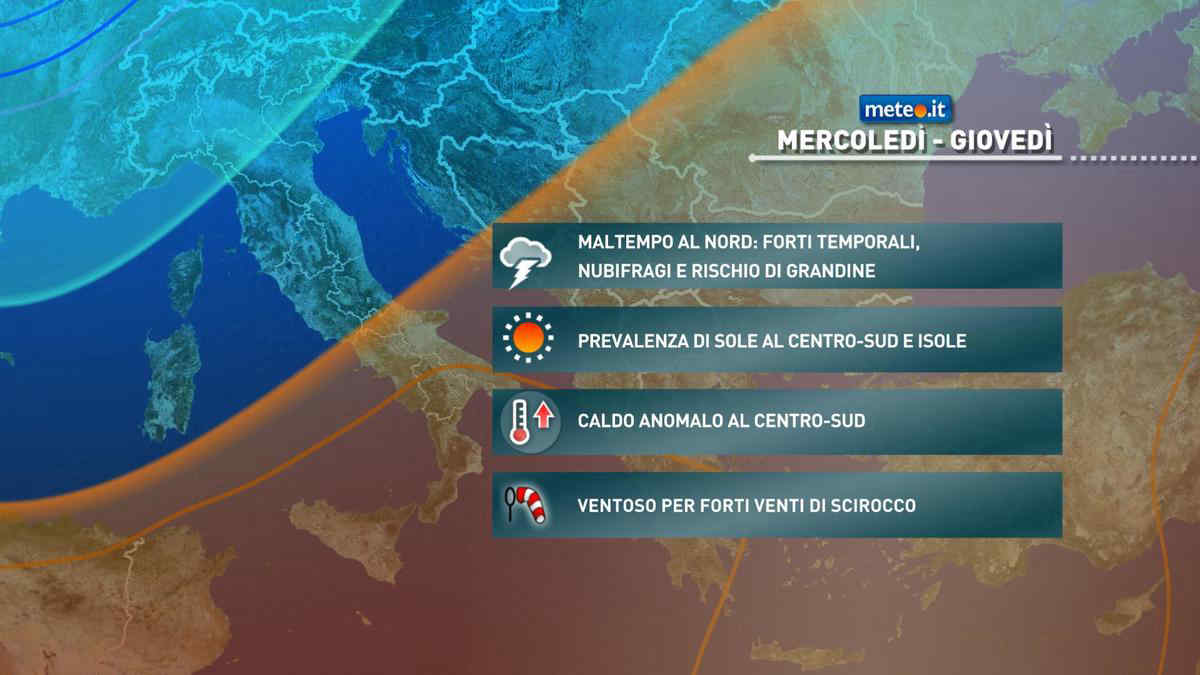Meteo 27 agosto: al via una fase di intenso maltempo! Nubifragi, grandine e forti venti