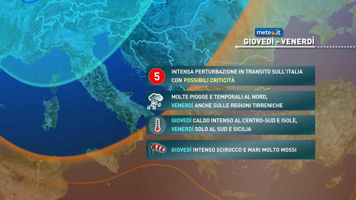 Meteo, rischio nubifragi e forti temporali nelle prossime ore: le previsioni da giovedì 28