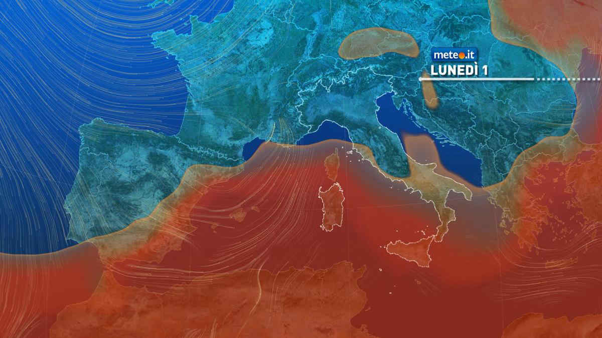 Meteo: prima settimana di settembre con nuovo maltempo e picchi di caldo! La tendenza