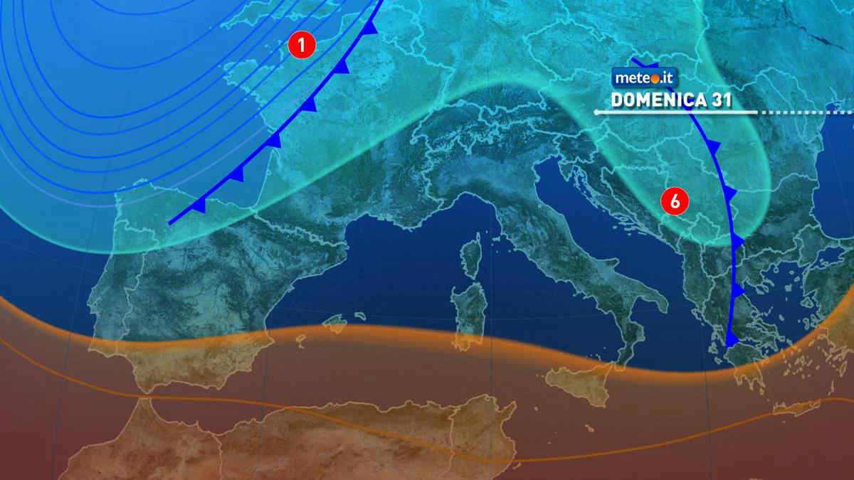 Meteo, domenica 31 agosto torna il sole da nord a sud