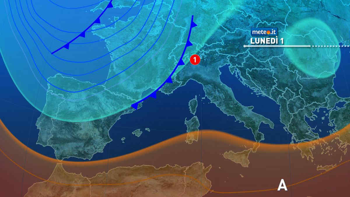 Meteo, lunedì 1 settembre a rischio maltempo: arrivano piogge intense e forti temporali