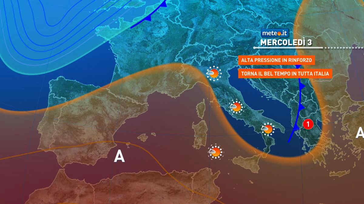 Meteo, l'estate torna ad alzare la voce da mercoledì 3 settembre: la tendenza nei dettagli