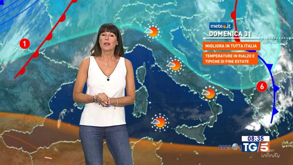 Meteo: 31 agosto con il sole, ma la tregua sarà breve