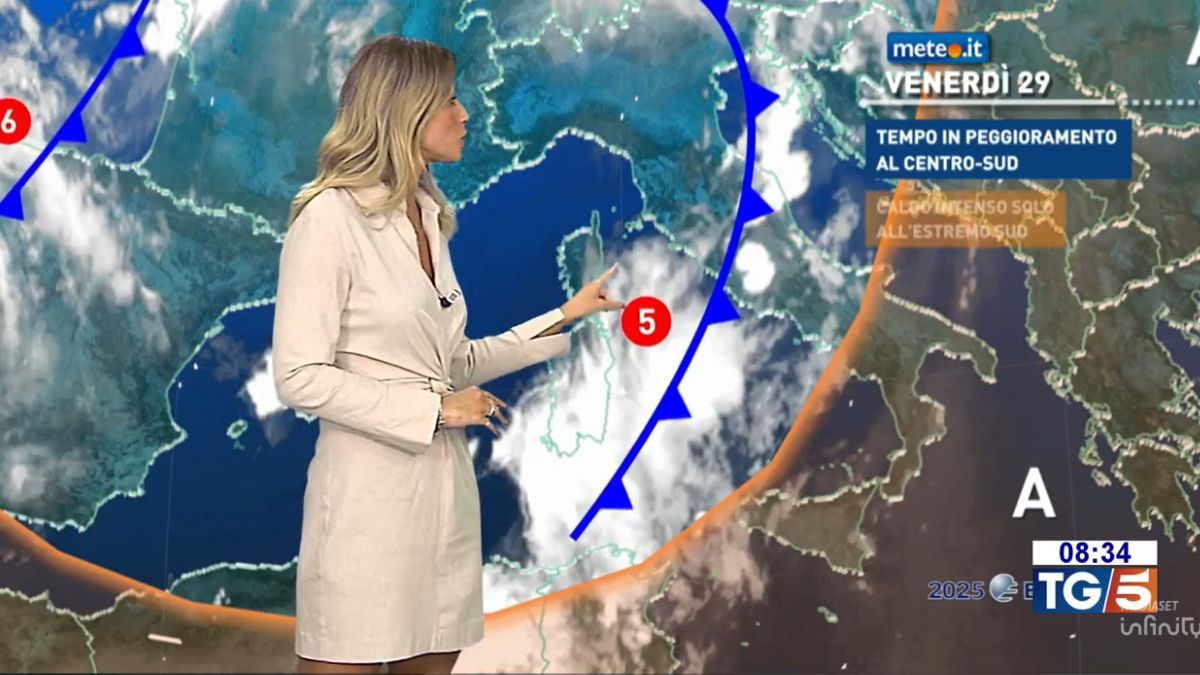 Meteo: ancora maltempo oggi (29 agosto). Le zone a rischio