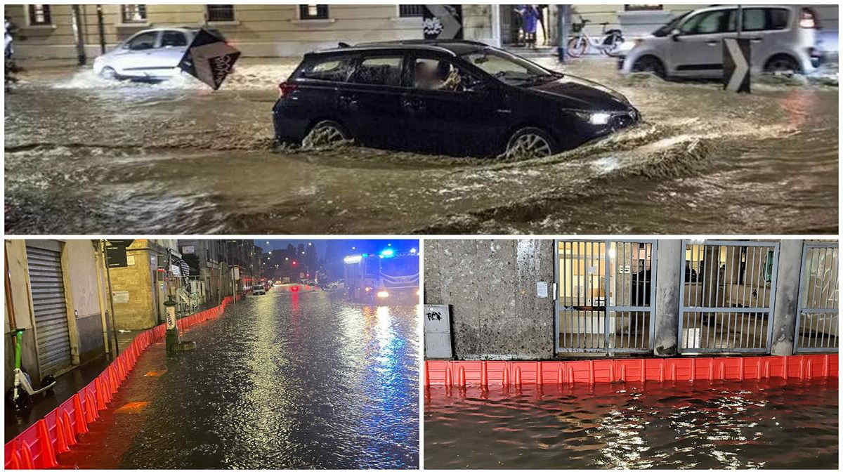 Maltempo in Lombardia, caduti fino a 30 cm d'acqua in poche ore: allagamenti nella zona sud di Milano