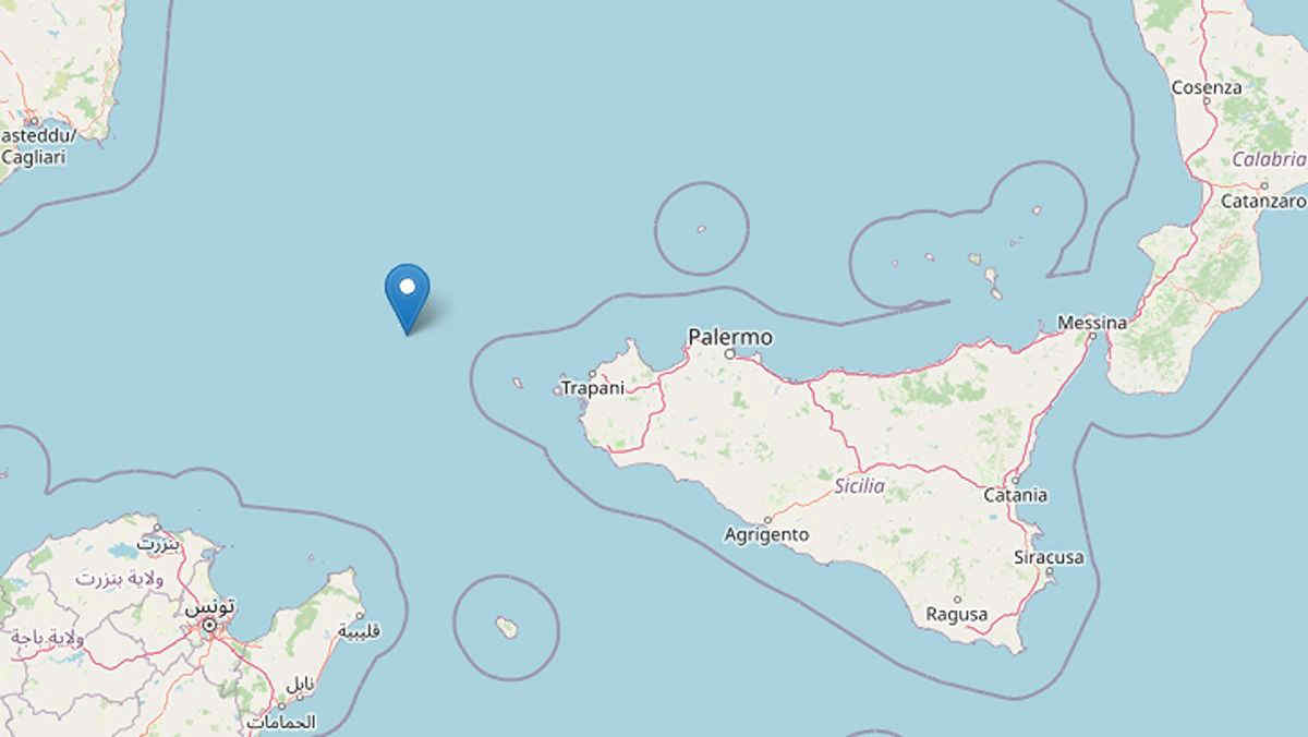 Terremoto nel Tirreno: forte scossa registrata al largo della Sicilia