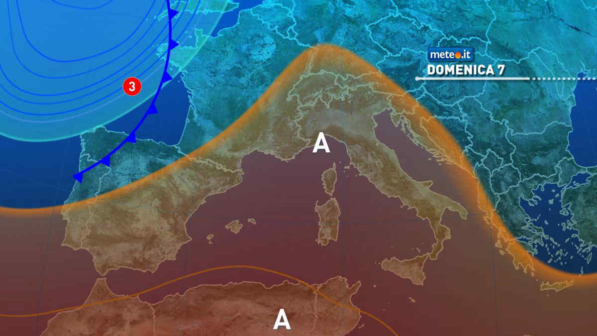 Meteo, domenica 7 settembre anticiclone protagonista: sole e caldo anomalo in tutta Italia