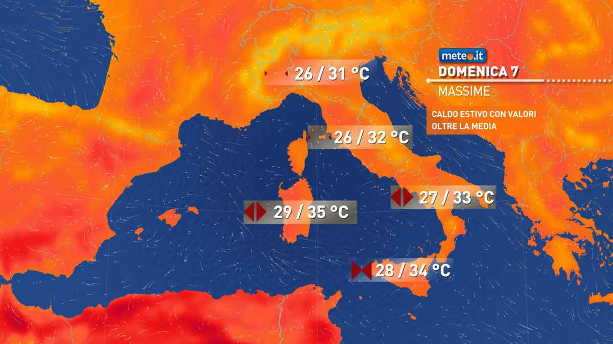 Meteo, domenica 7 settembre con caldo estivo e tanto sole: quanto durerà?