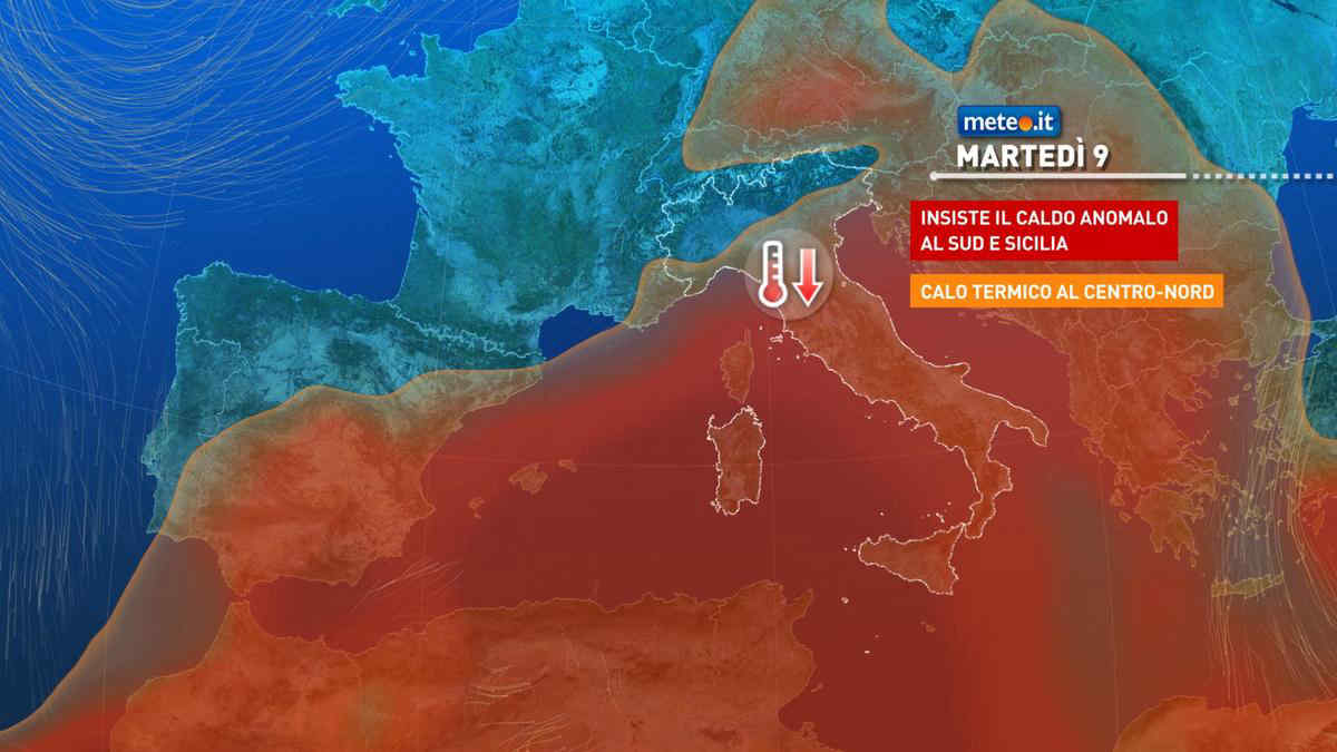 Meteo, piogge in vista da martedì 9 settembre: le zone coinvolte