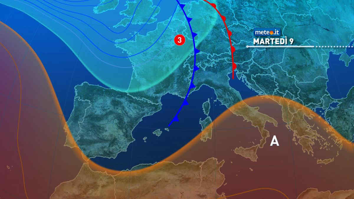 Meteo 9 settembre: maltempo e calo termico! Le zone a rischio temporali