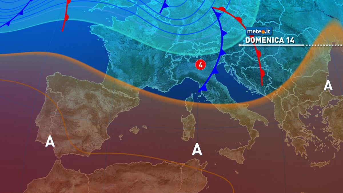 Meteo: domenica 14 breve fase instabile al Centro. Clima estivo al Sud
