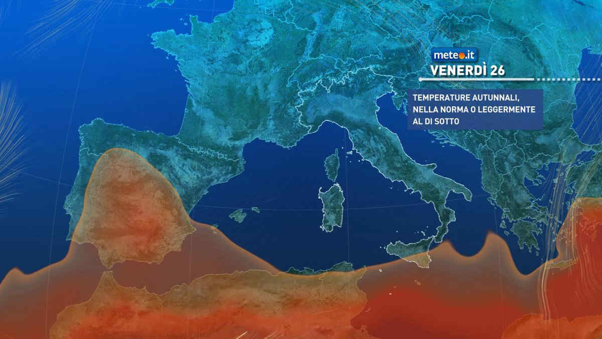 Meteo, nuove piogge in arrivo da venerdì 26 settembre: la tendenza fino al weekend