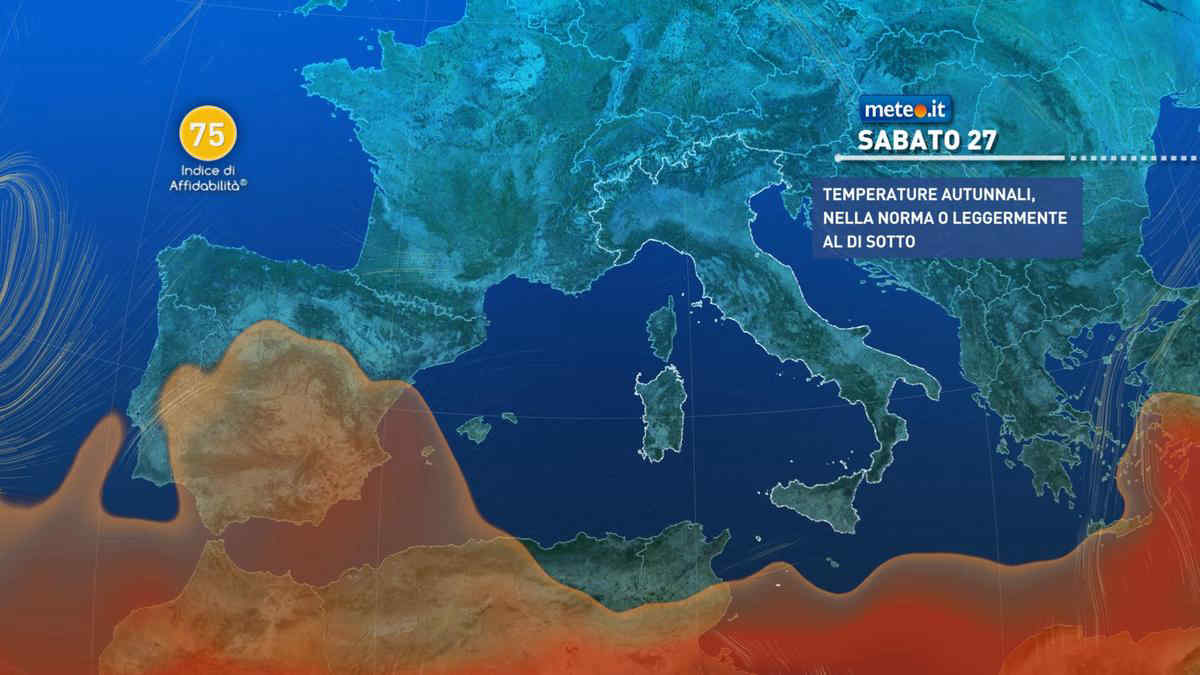 Meteo: piogge e temporali anche nel weekend, prosegue il calo termico. La tendenza dal 27 settembre