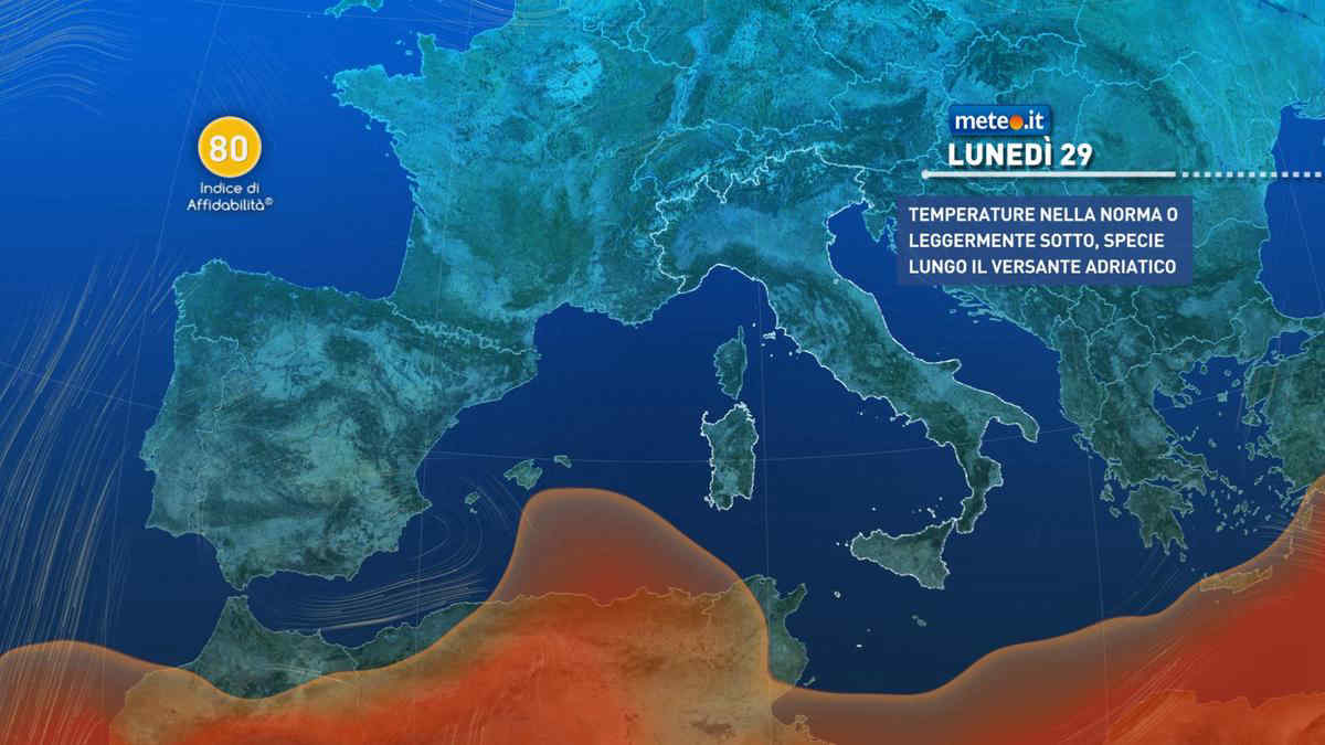 Meteo, instabilità anche la prossima settimana: la tendenza