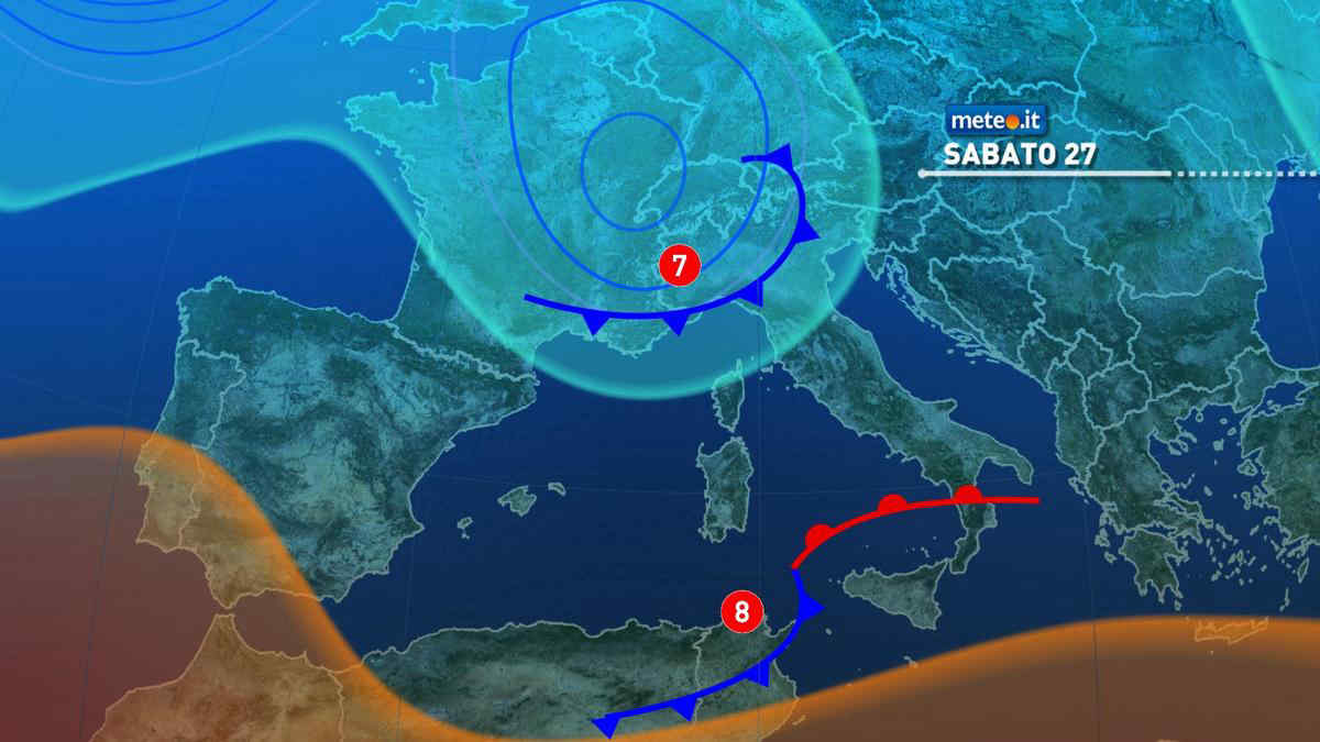 Meteo weekend: ancora piogge in vista da sabato 27 settembre. Le previsioni nei dettagli