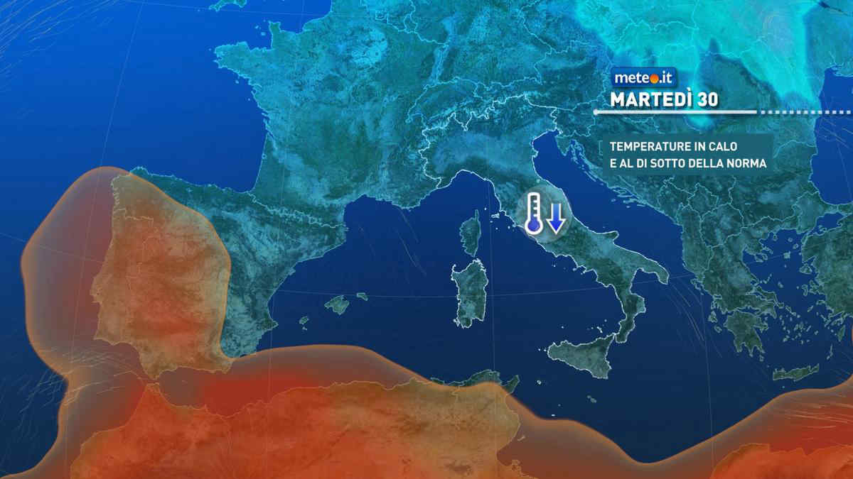 Meteo, dal 30 settembre nuovi segnali di peggioramento: ottobre al via con forte maltempo
