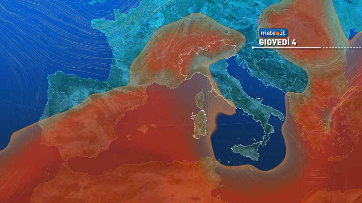 Meteo, colpo di coda dell'estate: da giovedì 4 settembre anticiclone e caldo anomalo. La tendenza