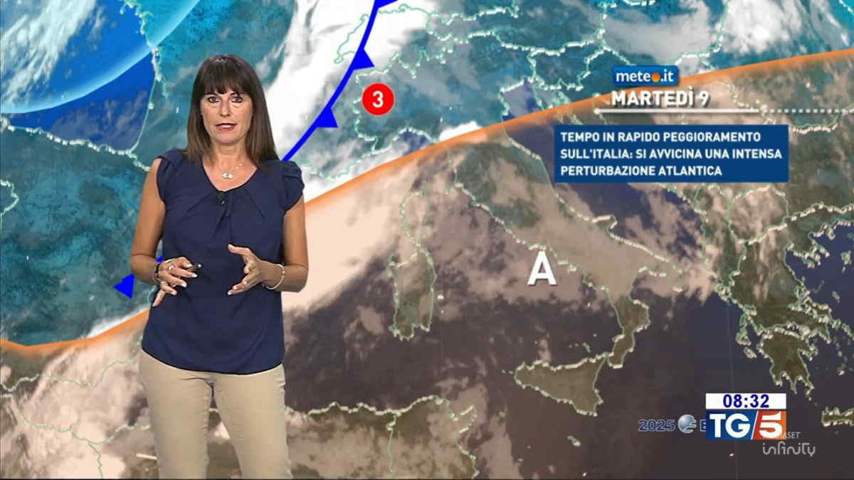 Meteo, nuova fase di maltempo e rischio nubifragi. Le previsioni da martedì 9 settembre
