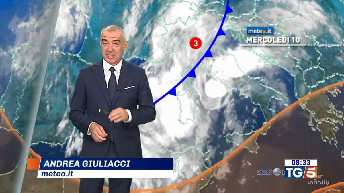 Meteo, maltempo diffuso e rischio fenomeni estremi: le previsioni da mercoledì 10 settembre