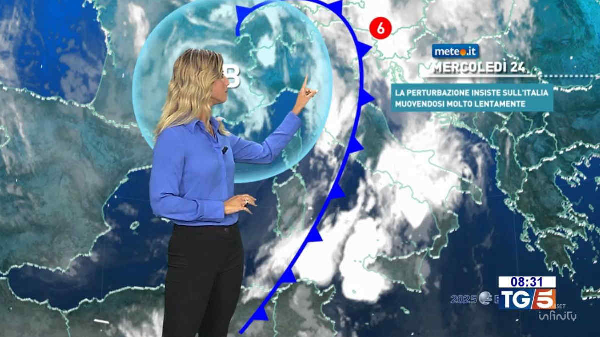 Meteo, 24 settembre con piogge e temporali in gran parte d'Italia: le previsioni nei dettagli
