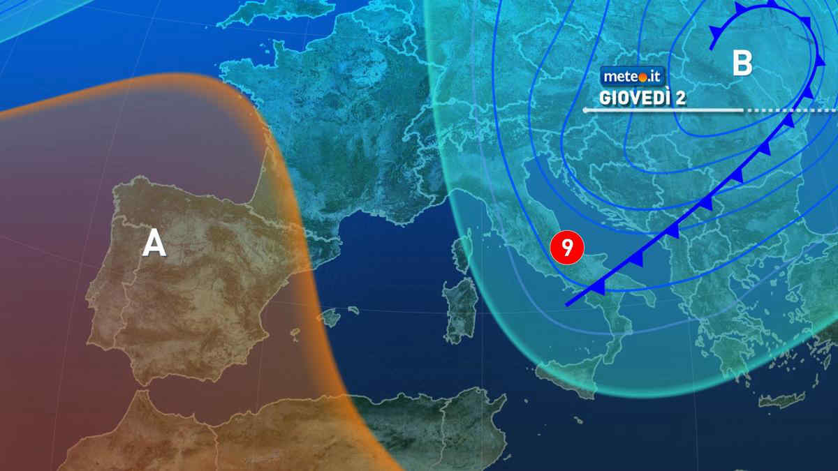 Domani maltempo in molte regioni e vento di burrasca: le previsioni meteo da giovedì 2 ottobre