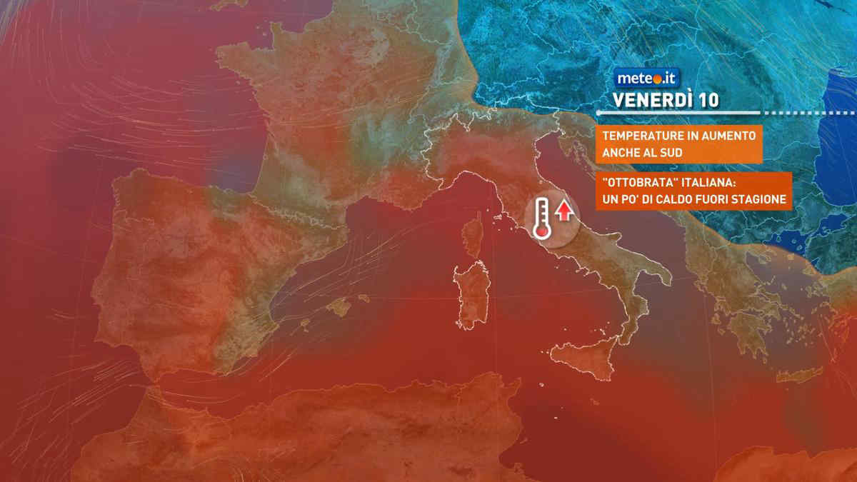 Meteo, 10-12 settembre stabili e miti quasi ovunque: la tendenza