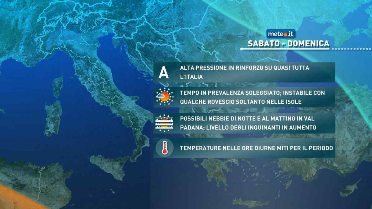 Meteo, weekend stabile e mite poi aria fredda? La tendenza