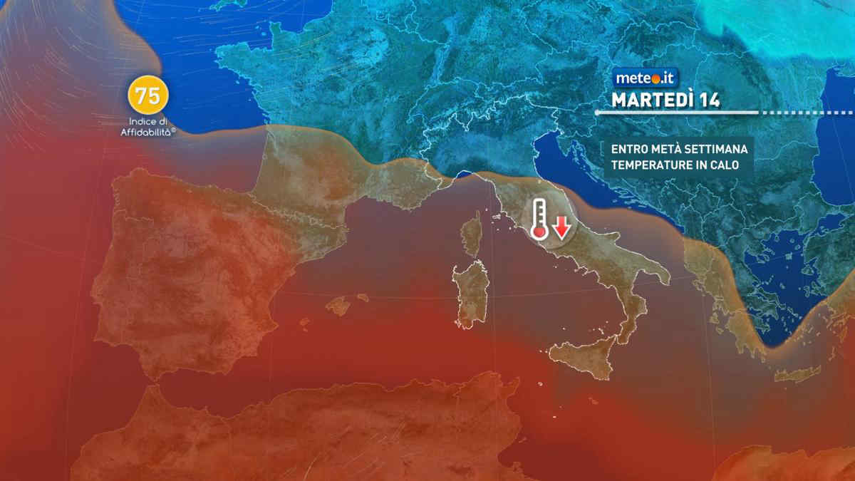 Meteo, aria più fresca in arrivo da martedì 14 ottobre: la tendenza