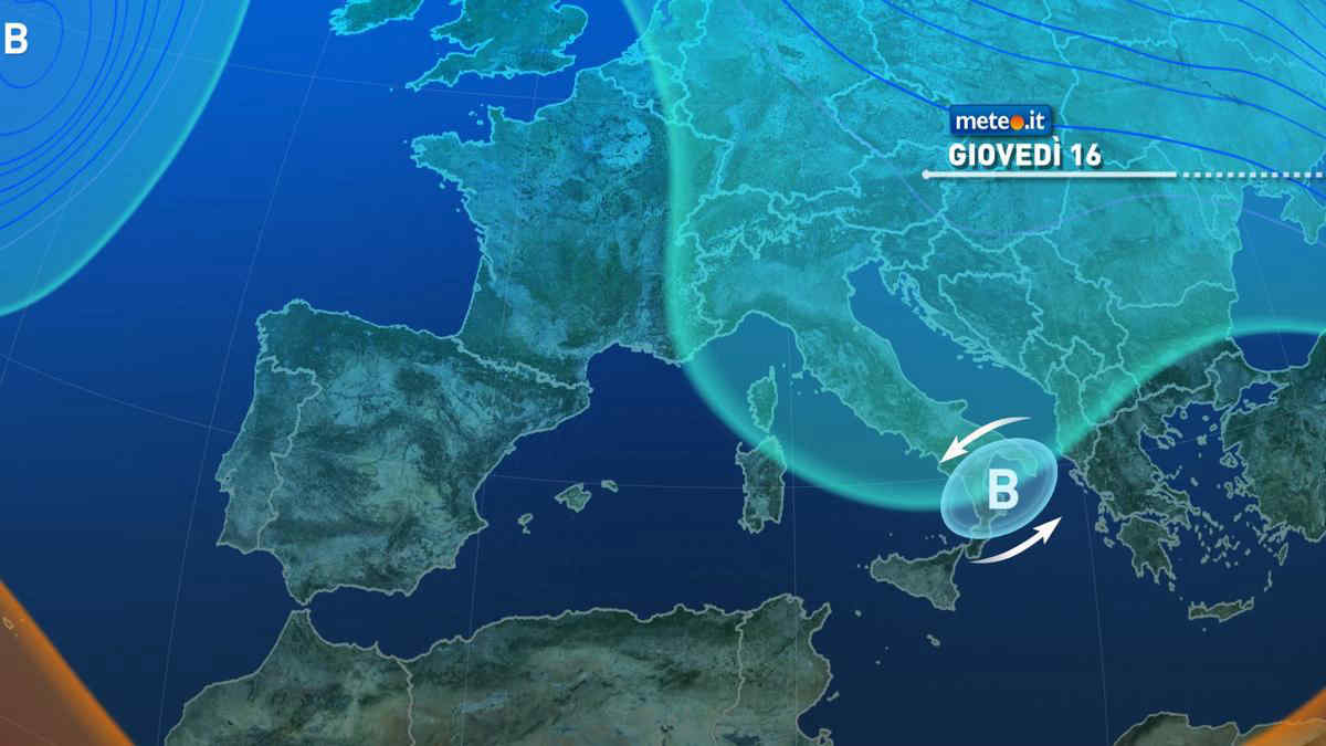 Meteo, vortice ciclonico in azione: ancora forte maltempo al Sud e in Sicilia. Le previsioni dal 16 ottobre