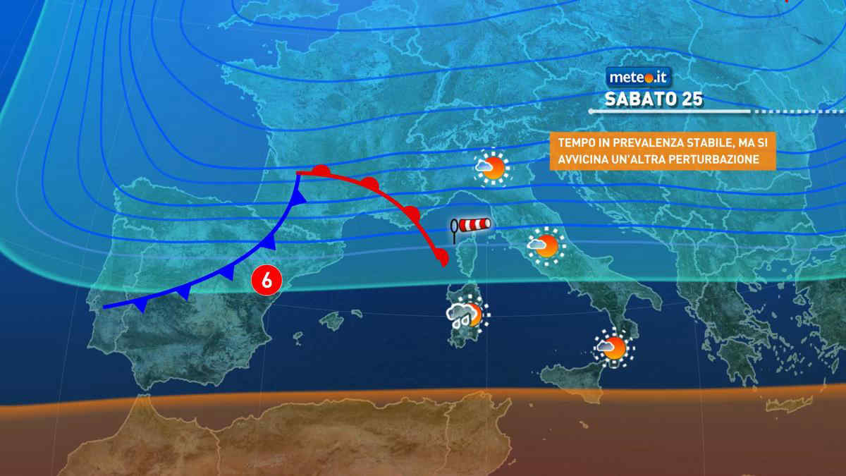 Meteo, fine settimana a due facce: sabato tranquillo, nuove piogge domenica. La tendenza dal 25 ottobre