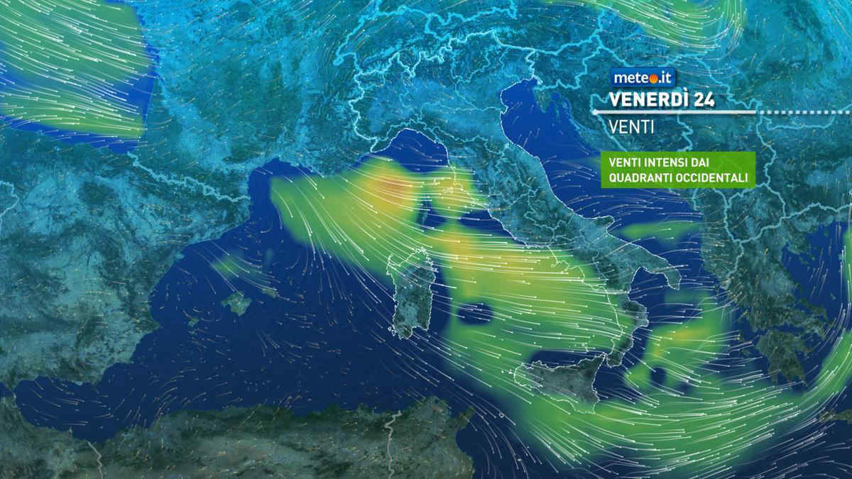 Meteo 24 ottobre: si placa il maltempo ma attenzione ai venti. Le previsioni