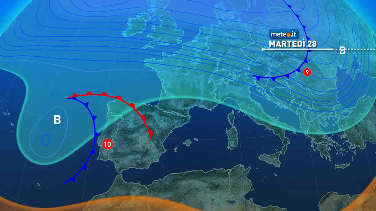 Meteo, 28 ottobre con prevalenza di sole poi torna il maltempo