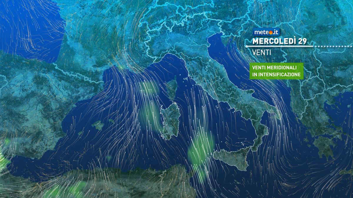 Meteo: la scena sta per cambiare! Da mercoledì 29 prime piogge: ecco dove