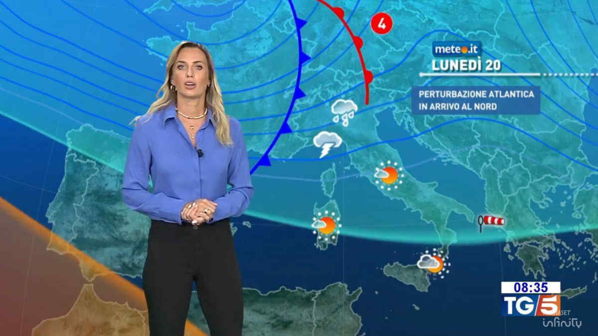 Meteo, 19 ottobre con piogge ma da domani intensa perturbazione