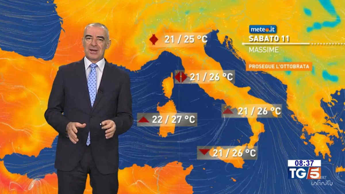 Weekend di ottobrata: tempo bello e clima mite in gran parte del Paese. Le previsioni da sabato 11 ottobre