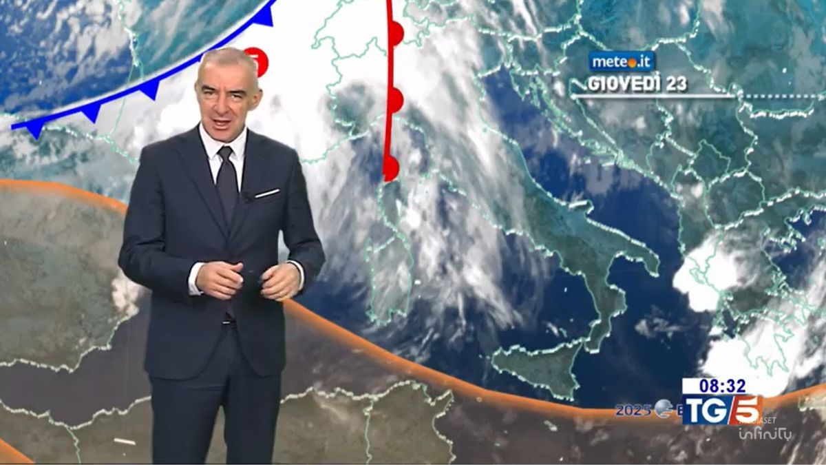 Meteo: 23 ottobre con forte maltempo. Le zone a rischio nubifragi