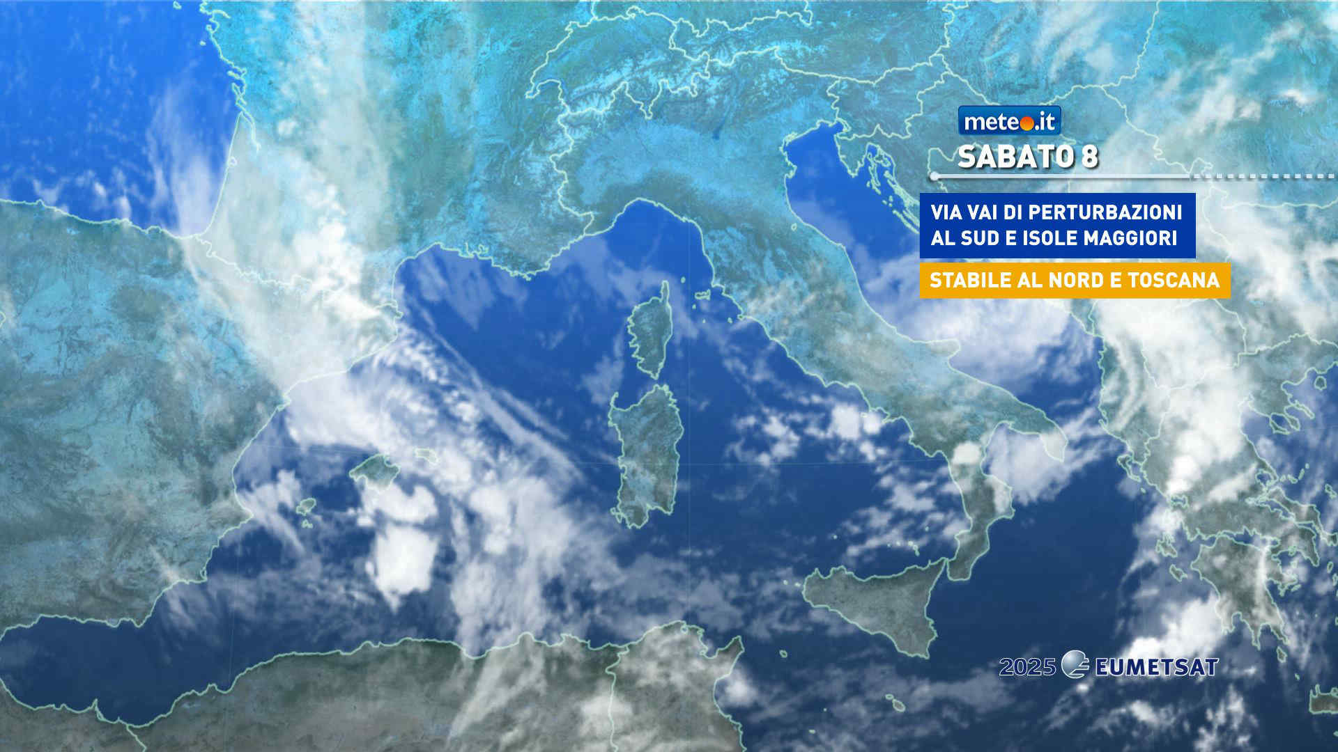 Meteo, weekend dell'8-9 novembre tra una perturbazione e l'altra