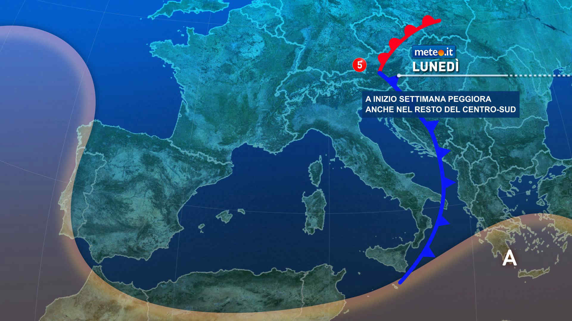 Meteo: a inizio settimana piogge e maltempo! Poi freddo e neve: la tendenza
