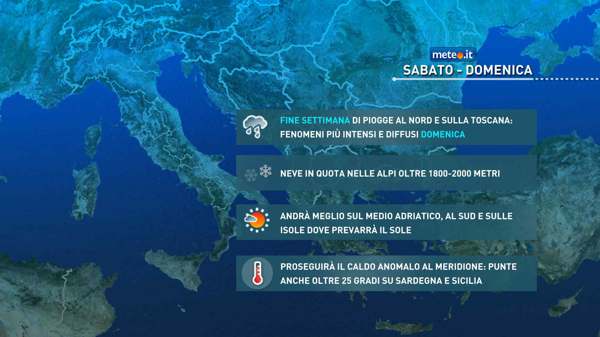 Meteo: 15-16 novembre tra forte maltempo e caldo anomalo! Le previsioni