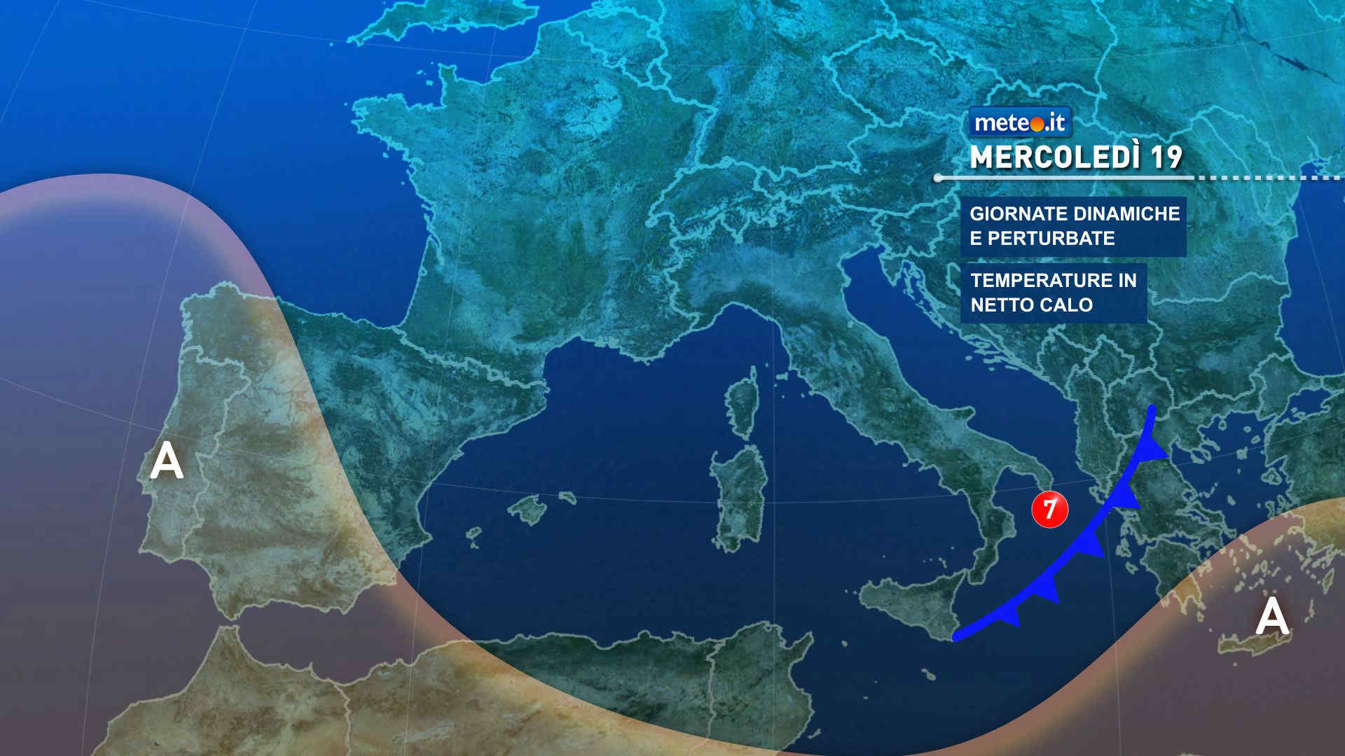 Meteo, fase invernale con neve, venti a 100 km/h e maltempo: la tendenza