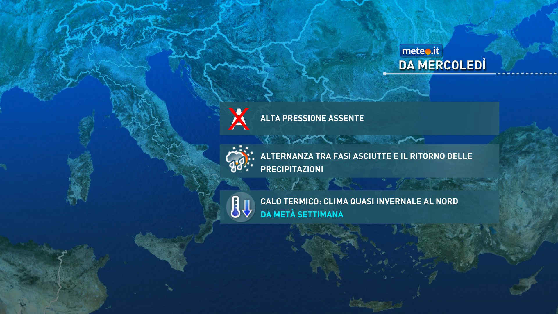 Meteo: da giovedì 20 ciclone polare e maltempo! Neve in arrivo